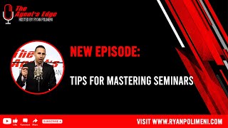 Ryan Polimeni Tips for Mastering Seminars [upl. by Solhcin610]