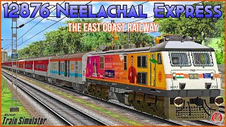 🔴 12876 Neelachal Express  The East Coast Railway  MSTS  Gameplay  Part 2  SurajPaulOfficial [upl. by Lexis496]