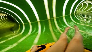 Magic RAFT WaterSlide at Plopsaqua HannutLanden [upl. by Animas]