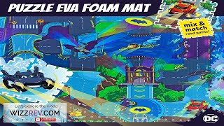 Batwheels EVA Foam Puzzle Mat Soft NonToxic Baby Play Mat Review [upl. by Nevet]