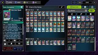 Building a GalaxyEyes Deck  Yugioh Master Duel [upl. by Gallager]