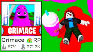 I Created GRIMACE SHAKE ROBLOX [upl. by Aehtela]