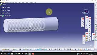 Easy Threading in catia v5 [upl. by Einallem109]