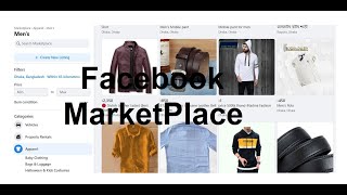 Facebook Marketplace Buy and Sell Items Locally or Shipped  Facebook [upl. by Kalle]