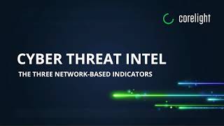 The three networkbased indicators of compromise IOCs [upl. by Hamish]