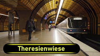 UBahn Station Theresienwiese  Munich 🇩🇪  Walkthrough 🚶 [upl. by Bathesda352]