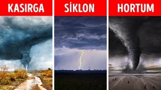 Kasırga Hortum Siklon – Aralarındaki Fark Nedir [upl. by Beaver]