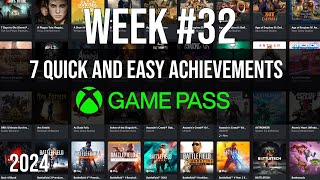 7 Quick and Easy Game Pass Achievements  Week 32  Feeling Blue [upl. by Vezza]