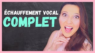 Échauffement vocal complet 30 minutes Cours de chant [upl. by Nnahteb]