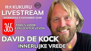 💫 Innerlijke vrede challenge ☮️ met David de Kock ✌️  KUKURU LIVESTREAM [upl. by Kursh]