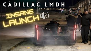 INSANE LAUNCH Cadillac LMDh 55 Liter V8 [upl. by Nolram895]