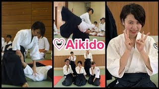 Aikido  Beautiful demonstration of high school girl [upl. by Dennis]