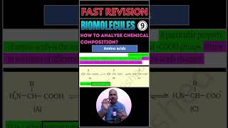 Biomolecules  Video9  Fast Revision  Biology  Jagadeesh shorts biomolecules neet class11 [upl. by Sirahs]