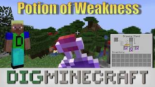 Potion of Weakness in Minecraft [upl. by Ennire388]