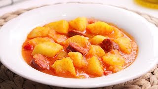 Patatas a la Riojana  Receta Tradicional muy Fácil Rápida y Deliciosa [upl. by Dub134]