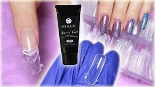 DUAL FORMS with Acryl Gel  Mshare Review amp Tutorial [upl. by Nymassej224]