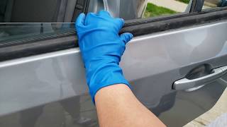 How to replace window trim Nissan Sentra 2007 2012 [upl. by Atrebor377]