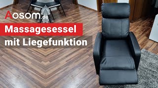 Massagesessel mit Liegefunktion  Aosomde [upl. by Tegirb661]