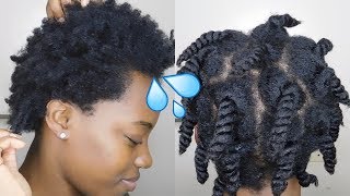 How To Keep 4C Natural Hair Moisturized For Days  Mid Week Routine [upl. by Deni]