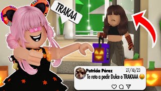 😆🍬Pidiendo Dulces con Retos en Brookhaven🤗Roblox [upl. by Llenrahc980]