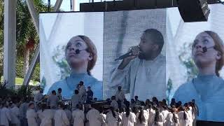 Kanye West  Jesus Walks  Sunday Service  Bayfront Park Miami Florida 222020 [upl. by Corley415]