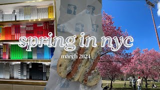 48 hours of Spring in NYC  NYC coffee bakeries restaurants [upl. by Yrok583]