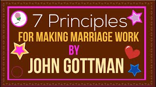 7 Principles for Making Marriage Work By John Gottman Animated Summary [upl. by Baumann]