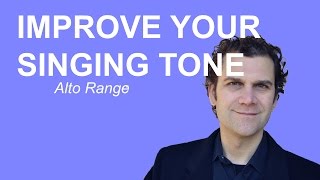 Singing Warm Up  How to Improve Your Tone  Alto Range [upl. by Ahsemaj513]