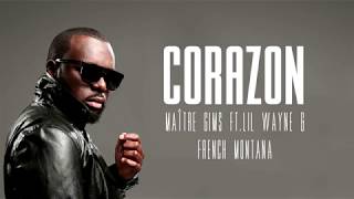 Maître GIMS  Corazon ft Lil Wayne amp French Montana LyricsParoles [upl. by Lseil]