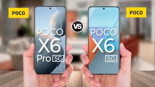 POCO X6 Pro 5G Vs POCO X6 5G  Price  Specs Comparison [upl. by Ainod]