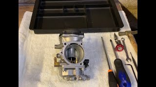 Harley Davidson CV Carburetor Disassembly [upl. by Steiner144]