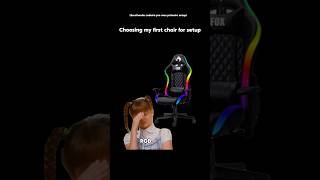 Whats your first chair setup  pc pcgaming gamingpc setup fyp [upl. by Hgielek205]