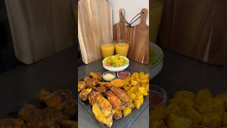 recette les ailes de poulet et pomme de terre au four Cest très délicieux😋 [upl. by Lucila168]