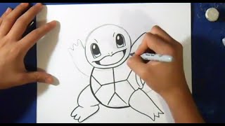 comment dessiner carapuce  Pokémon [upl. by Lorrimer]