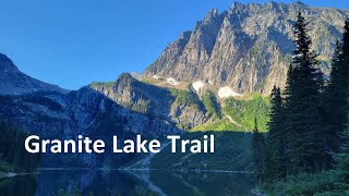 Granite Lake Trail Backpacking Cabinet Mountains Wilderness Montana [upl. by Sined]