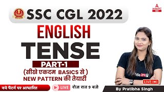 SSC CGL 2022  SSC CGL English Classes by Pratibha  Tense From Basics 1 [upl. by Airrehs]