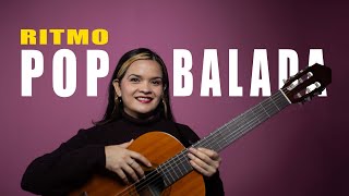 Ritmo POP  BALADA Rasgueo 2 Tutorial Guitarra  Ukelele [upl. by Ddal]