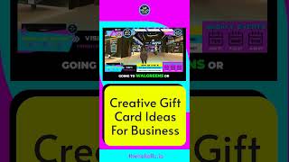 Creative Gift Card Ideas for Business [upl. by Arriet]