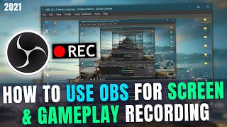 How to USE OBS Studio to Record Screen amp Gameplay on PC  2025 [upl. by Asoj]