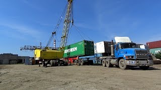 Обзор MACK 73 опаздываем на паром новое крыло на прицеп ДАЛЬНОБОЙ 5708 [upl. by Enela]