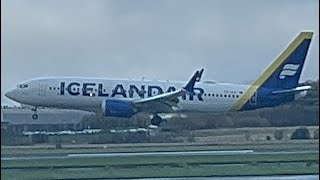 Glasgow Airport plane spotting early morning ￼ [upl. by Doralynne]