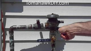 Broken Backflow Preventer How to Repair [upl. by Townshend]