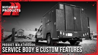 Highway Products  Service Body amp Custom Service Body Features [upl. by Einahpets]