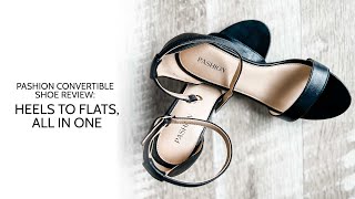 Heels To Flats All In One Pashion Convertible Shoe Review [upl. by Haropizt]