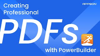 Creating Professional PDFs with PowerBuilder [upl. by Settle536]