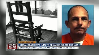 First death row inmate requests electric chair [upl. by Binni]