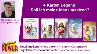 Engelskraft Lenormandkarten ohne Text  Legung mit 4 Karten auf eine Frage inkl Engel [upl. by Forward]