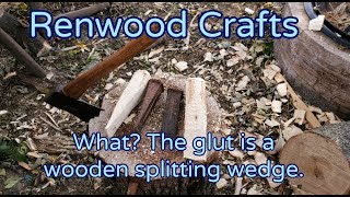 How to make a wooden splitting wedge [upl. by Alabaster]