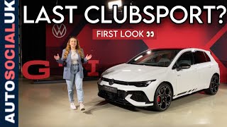 Volkswagen Golf GTi Clubsport preview  Will this be the last generation of GTi 4K [upl. by Razid]