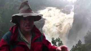 Tim The Yowie Man at Ginninderra Falls March 2012 [upl. by Kcirde]